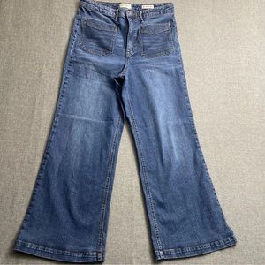 Jessica Simpson 14 Wide Leg, High Rise Denim Jeans